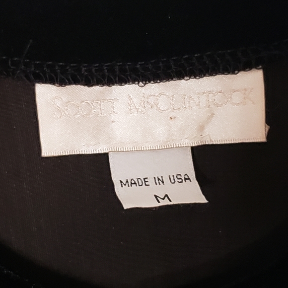 Vintage Scott McClintock Velvet open Cardigan size Medium - Picture 3 of 7